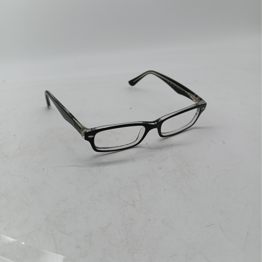 Ray-Ban RB 1530 3529 Black Clear Rectangular Eyeglass Frames 48-16-130 149